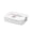 White_2-tier, variant on Food Storage Container with Lid Handle Time Recoder Food Storage Box Good Sealing Stackable Cookie Carriers