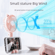 thumbnail image 5 of Ventilador pequeño portátil USB de mano, mini, recargable, para dormitorio de estudiantes, luz de noche de escritorio, ventilador eléctrico pequeño silencioso, 5 of 5