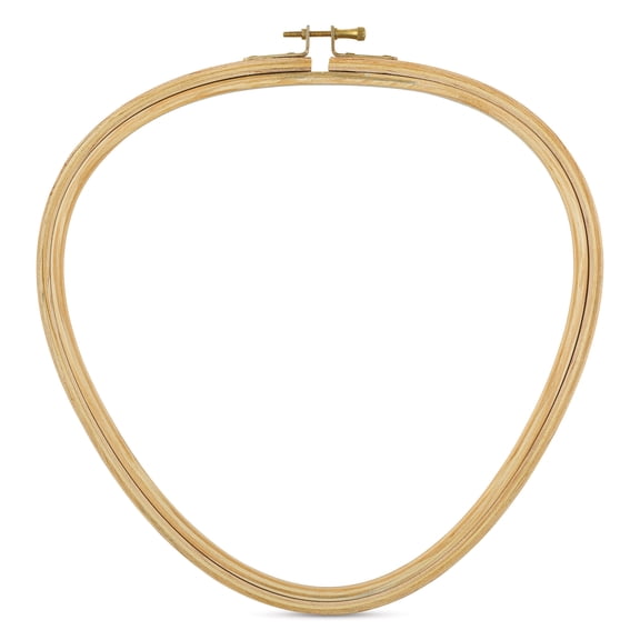 DMC Wooden Needlework Hoop - Triangle, 26.5 cm x 26 cm