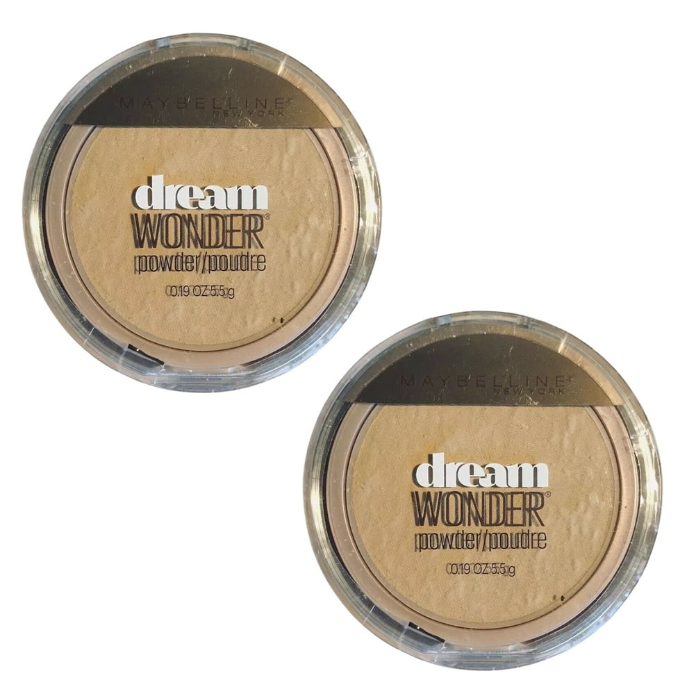 Maybelline New York Dream Wonder Powder in Golden Beige 83 for Unisex, Pack of 2