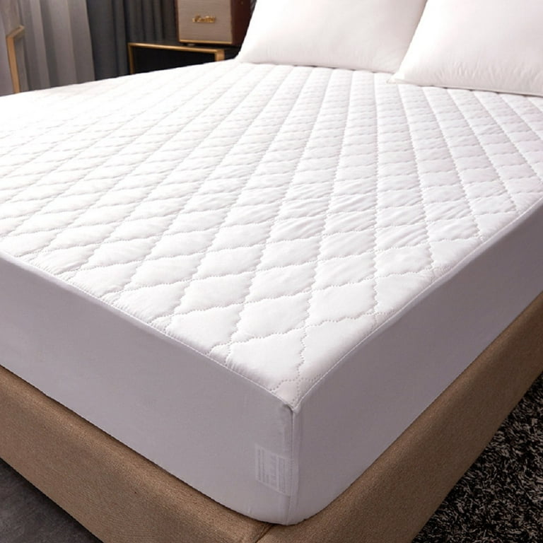 Bedding Zippered Mattress Encasement Queen - 100% Waterproof Quilted M