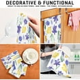thumbnail image 7 of GZHJMY Soft Absorbent Reusable Kitchen Towels, Set of 6|28x18 in, Watercolor Crocuses Dining Kitchen Living Room Tea Towels Dish Towels Decorative Towels, 7 of 7