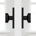 thumbnail image 6 of Baldwin PVCONCFR190 PV.CON.CFR Contemporary Privacy Door Knob Set with 5 Inch Rectangle Rose from The Reserve Collection, 6 of 7