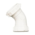 thumbnail image 2 of Plumb Pak PP55-7W Drain Pipe Elbow, 1-1/2 in, Slip-Joint, PVC, White, 2 of 2