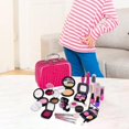 thumbnail image 2 of TISHITA Toddler Kids Makeup Kit Princess Dress Up Cosmetics for Little Girls Gift Rose Red, 2 of 7