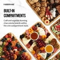 thumbnail image 5 of Farberware Build-a-Board Bamboo Charcuterie Board, Single Compartment, 11x14, Black, 5 of 20