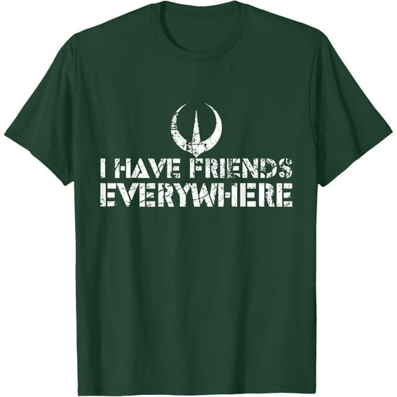 Velto Retro I Have Friends Everywhere Andor Inspired Minimalist T-Shirt All Size S-5XL