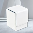 thumbnail image 1 of Caja de almacenamiento ranurada capacidad de cuero PU CUTICAT organizador de s comerciales soporte de almacenamiento Blanco vertical, 1 of 8