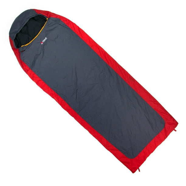 Chinook Mummy Sleeping Bag Everest Micro II 32° F, Red/Gray
