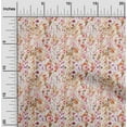 thumbnail image 2 of oneOone Rayon Brown Fabric Florals Fabric For Sewing Printed Craft Fabric By The Yard 56 Inch Wide, 2 of 4