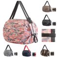 thumbnail image 2 of Bolsa de compras plegable, impermeable, para viajes al aire libre, bolsa de almacenamiento, bolsa de playa portátil de gran capacidad, bolsa de supermercado, bolsa de compras, 2 of 5