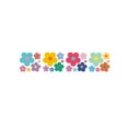 thumbnail image 2 of Vikakiooze Flower Wall Decals,Vinyl Peel and Stick Boho Colorful Cartoon Flowers Wall Stickers for Kids Playroom Bedroom Living Room Nursery Wall Decor, 2 of 6