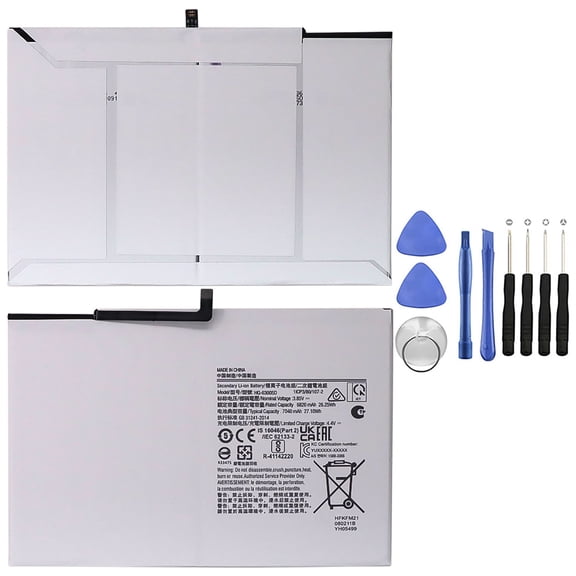 KIQ For Samsung Galaxy Tab A8 10.5(2021) Li-Ion Replacement Battery 3.82V6820mAh(With Repair Tool Set)