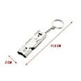 thumbnail image 2 of Tunhigl Under $10 Survival Whistle Stainless Steel Outdoor Survival Whistle Double Tube High Frequency Whistle, 2 of 9