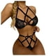 thumbnail image 1 of Gibobby Conjunto de lencería Sujetador de encaje Lencería Sexy Liga Nueva Ropa interior de encaje Ropa de dormir Anillo de Pijamas Íntimos(Negro, XL), 1 of 5