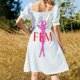thumbnail image 5 of Vestido de noche de manga corta rosa y rojo para mujer, estilo mariquita, elegante, de lujo, para fiesta y celebridad., 5 of 7