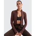 thumbnail image 4 of CRZ YOGA Butterluxe Cropped Athletic Jackets for Women Full Zip Up Track Tops, 4 of 6