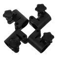 thumbnail image 1 of PAMINGONO 4Pcs Black Aluminum Light Stand Clamp with Fast Assembly for Studio and Outdoor Lighting, 1 of 7