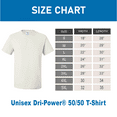 thumbnail image 2 of JERZEES Men Dri-Power 50/50 T-Shirt, Short Sleeve Cotton-Poly Blend White Durable Tee, S, 2 of 6