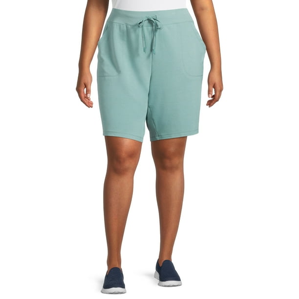 Athletic Works Women’s Plus Size Bermuda Shorts, Up to size 4X