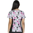 thumbnail image 3 of Tooniforms Disney V-Neck Knit Panel Women Medical Scrub Top 6875C, 3 of 3