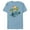 Ocean Blue, variant on The Simpsons Homer and Snowball Tangled Holiday - Short Sleeve Blended T-Shirt for Adults – Customized-Yellow