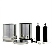 Berkey BK4X2-BB Big Berkey Stainless Steel Water Filtration System with 2 Black Filter Elements