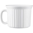Corningware Plastic 20Ounce Oven Safe Meal Mug with Vented Lid, French