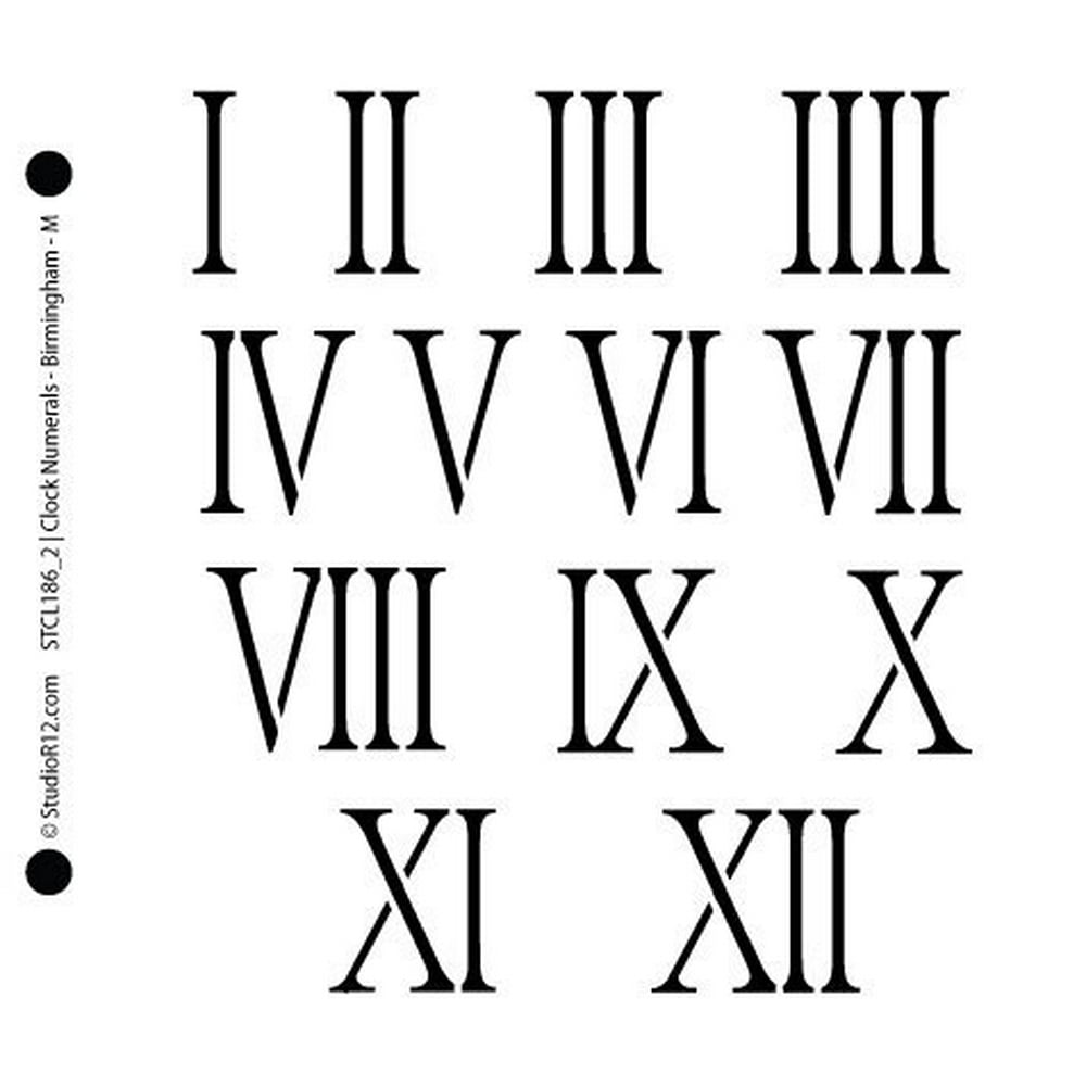 Римские цифры схема