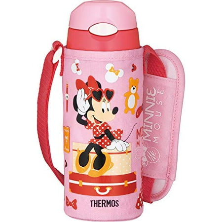 

Thermos Vacuum insulated straw bottle 0.4L Minnie Pink coral FHL-402FDS PK-C// Lid/ Drinking