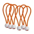 thumbnail image 1 of koolsoo 6pcs Cords Elastic String Canopy Tarp tie Strap Tent Fix Rope for Camping Roof Orange 5 inch, 1 of 9