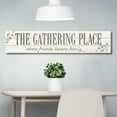 thumbnail image 6 of Highland Home "The Gathering Place" Indoor/Outdoor Wood Wall Sign, 6 of 7