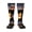 3 Black, variant on Women's Knee High Socks Firefighter Red Thin Flag Outdoor Casual Tube Socks