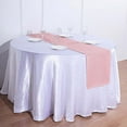 thumbnail image 3 of Efavormart 14"x 108"  Rustic Burlap Table Runner for Wedding Party Events Restaurant Kitchen Home - Dusty Rose, 3 of 11