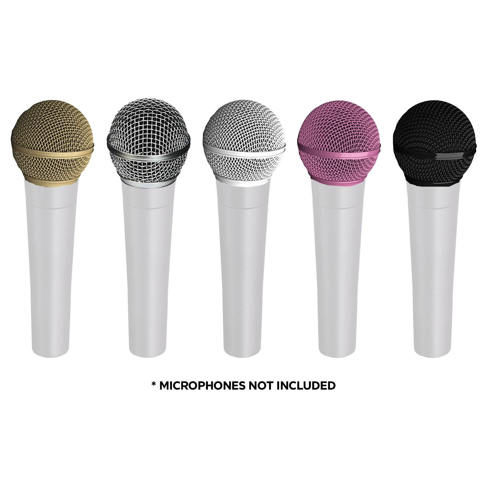 (2) Multi-Purpose Dynamic Vocal Microphones with Clutch Mic Grille Colors Package