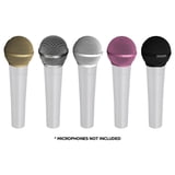 (2) Multi-Purpose Dynamic Vocal Microphones with Clutch Mic Grille ...