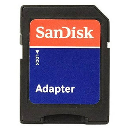 SanDisk MicroSD Micro SD to SD HC SDHC Memory Card Adapter Reader -