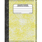 Graph Paper Composition Notebook: Math and Science Lover Graph Paper Cover Watercolor (Quad Ruled 4 squares per inch, 100 pages) Birthday Gifts For Math Lover Teacher, Student Notebook, (Paperback)