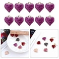 thumbnail image 4 of 10 Piezas de Aleación de de , Joyería de Bricoje, Colgante, Colr, , Pendientes, Sumi - Rosy Rosado SOLEDAD Colgante de encantos de corazón, 4 of 9