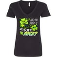 thumbnail image 3 of Inktastic Are You Ready to Shamrock? Fun St. Patrick's Day Women's V-Neck T-Shirt, 3 of 5