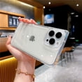 thumbnail image 4 of Para iPhone 14 Pro Max Funda de lujo ultrafina transparente armadura a prueba de golpes cubierta trasera para iPhone 16 15 Pro Max 13 12 11 XR XS 7Plus, 4 of 4