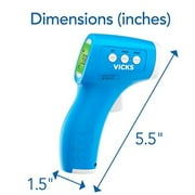 Vicks Non Contact Infrared Body Thermometer, VNT275US, Blue/White
