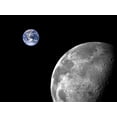 thumbnail image 2 of Moon and Earth Wall Mural by Wallmonkeys Peel and Stick Graphic (36 in W x 28 in H) WM81008, 2 of 4
