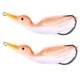 thumbnail image 1 of 2 Piezas Señuelos de Pesca Perfecl 10.5 cm 4.13 pulgadas color naranja, 1 of 7
