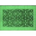thumbnail image 1 of Ahgly Company Indoor Rectangle Oriental Emerald Green Traditional Area Rugs, 6' x 9', 1 of 4