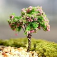 thumbnail image 6 of D-GROEE 15Pcs Miniature Fairy Garden Cherry Blossoms Ornamentm, Miniature Dollhouse Pots Decor Moss Bonsai Micro Landscape DIY Craft Garden Ornament, 6 of 7