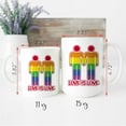 thumbnail image 4 of Valentine’s Day Mug Gift Love Is Love His Lgbt Gay Pride, Ceramic Novelty Coffee Mugs 11oz, 15oz Mug, Tea Cup, Gift Present Mug For Birthday, Christmas Thanksgiving Festival, 4 of 4