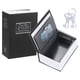thumbnail image 1 of Caja de seguridad de libro de distracción de hierro, plástico y papel Uxcell con cerradura de llave negra 4.53" x 3.35" x 1.77", 1 of 6