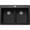 Anthracite, variant on Blanco 443205 Liven 33" Drop-In/Undermount 50/50 Double Basin Silgranit Kitchen Sink -