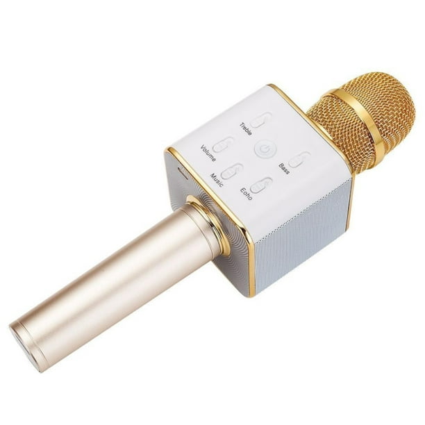 axGear Microphone de poche sans fil KTV Karaoké lecteur USB stéréo Bluetooth  Q7 